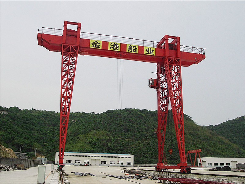 造船门式起重机浙江金港船业150T造船门机